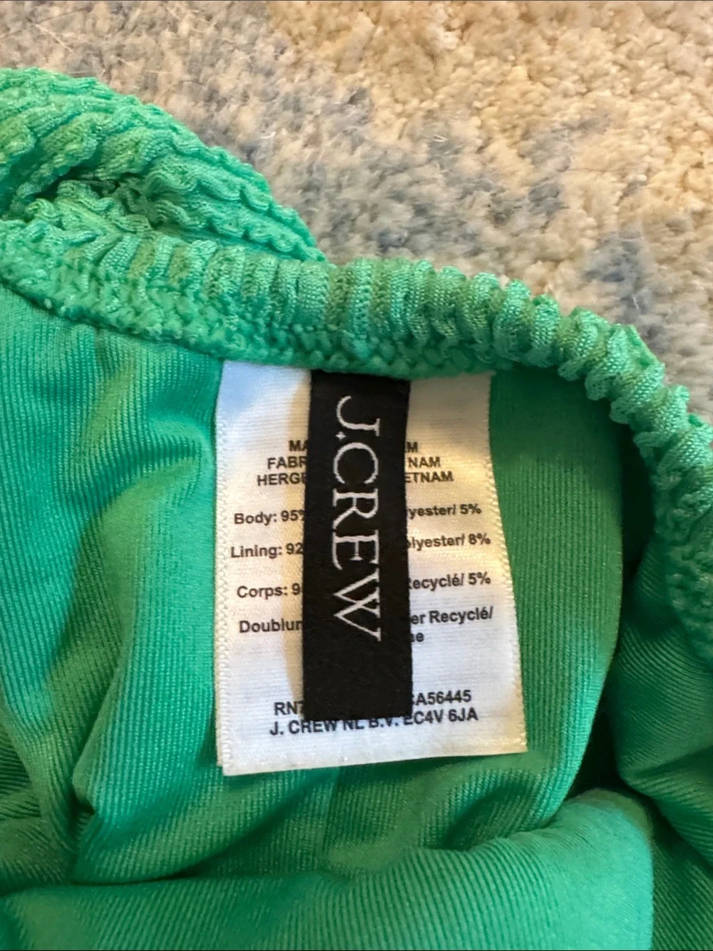 J Crew Claudia One Piece Swimsuit